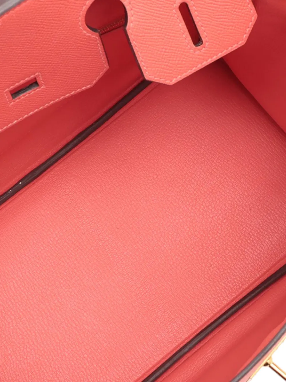 HERMES Pre-owned 2017 Epsom Birkin Retourne 30 Handbag In Red