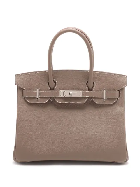 Hermès Pre-Owned 2024 Togo Birkin Retourne Handtasche 30cm