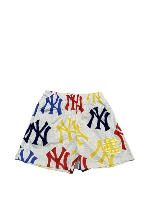 ERIC EMANUEL x New York Yankees EE Basic logo-print shorts