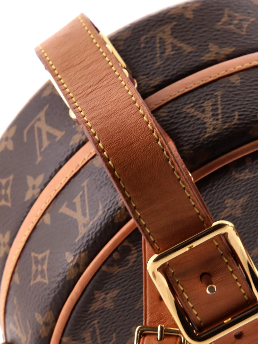 Pre-owned Louis Vuitton Small Boîte Chapeau Tote Bag In Brown