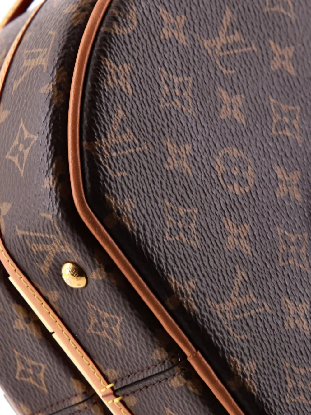 Pre-owned Louis Vuitton Small Boîte Chapeau Tote Bag In Brown