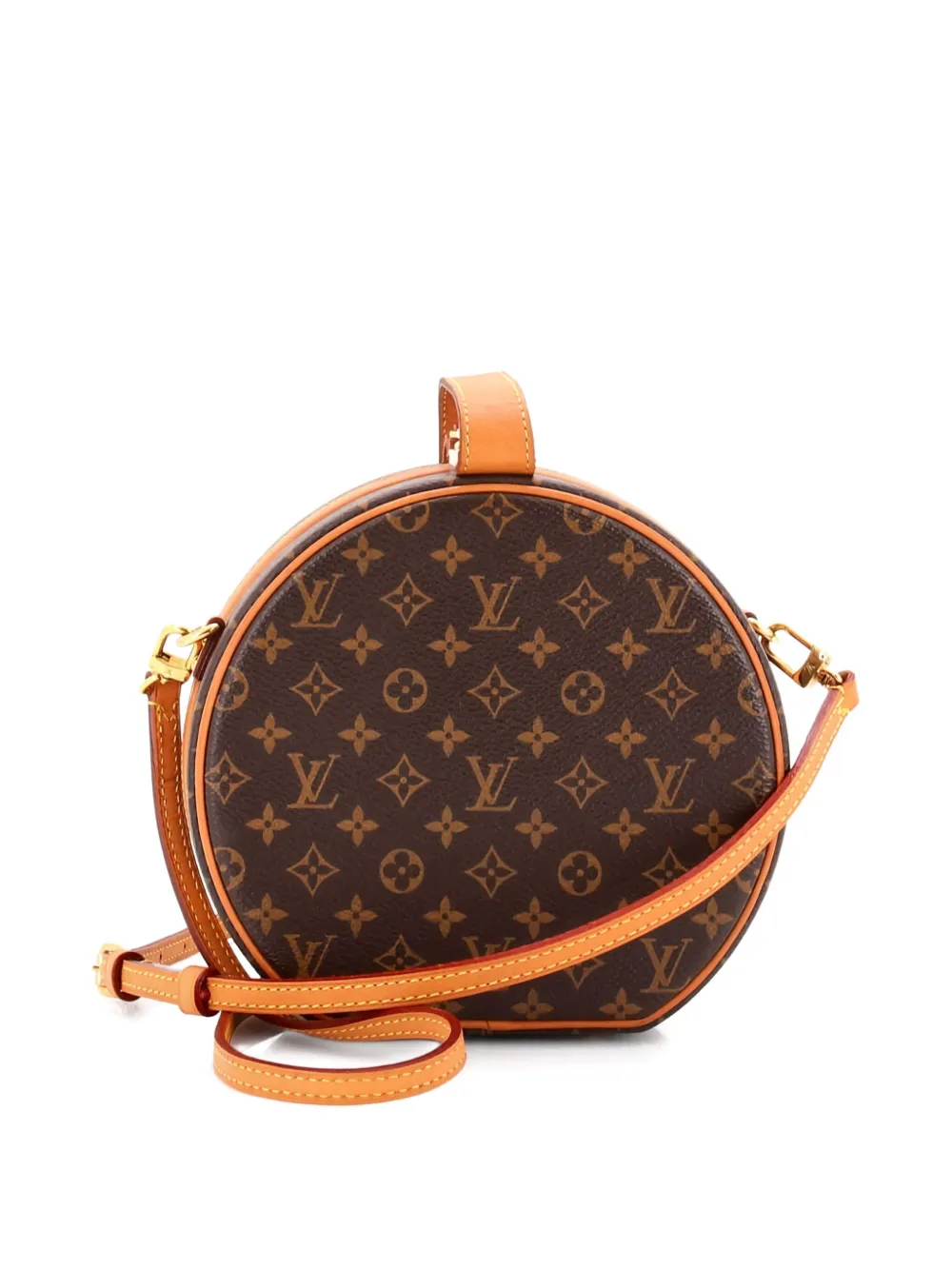 Pre-owned Louis Vuitton Small Boîte Chapeau Tote Bag In Brown