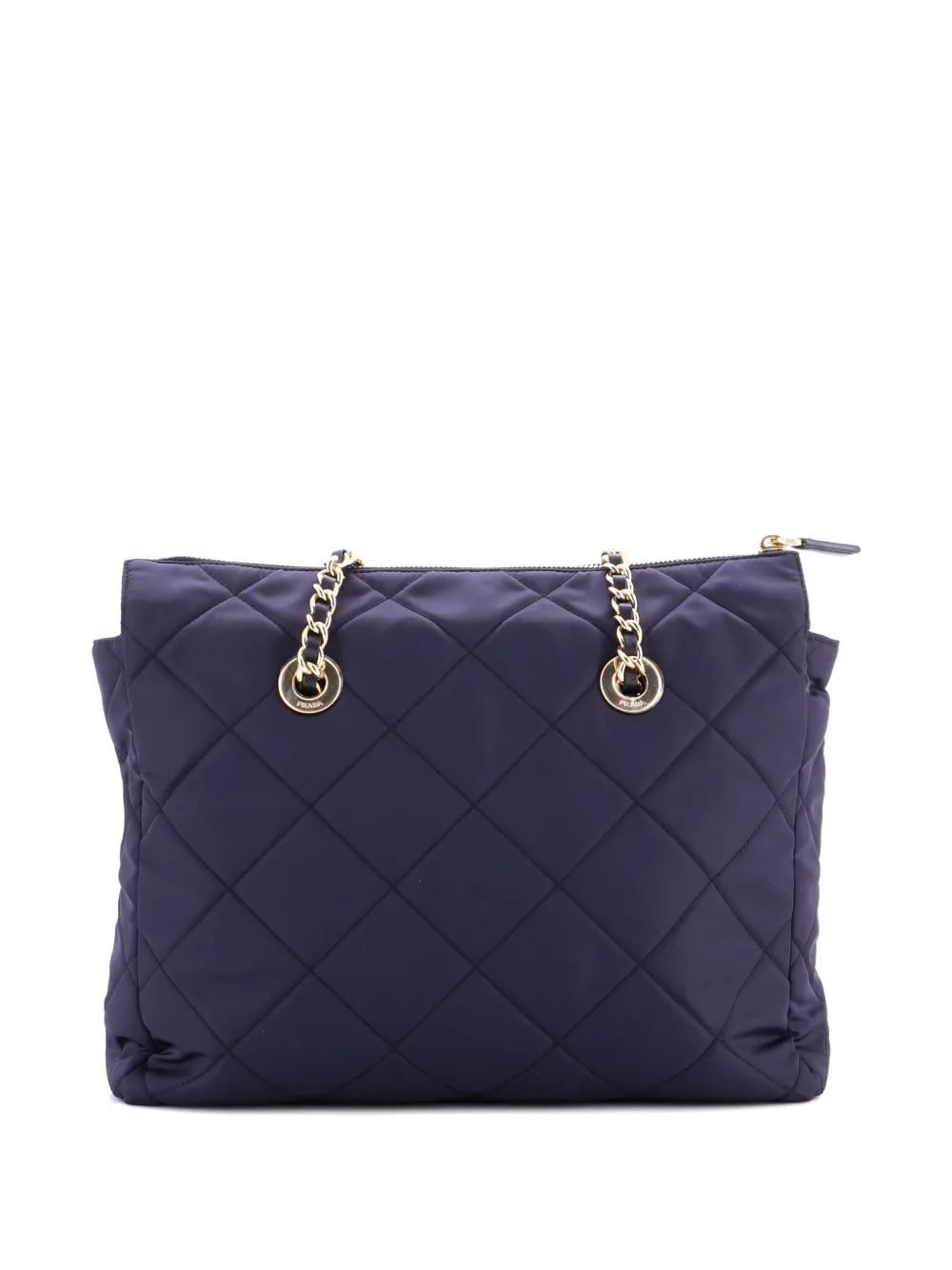 Prada Pre-Owned Re-Edition 1995 Chain Quilted Re-Nylon Medium tote bag | Pre-Owned | Image 2