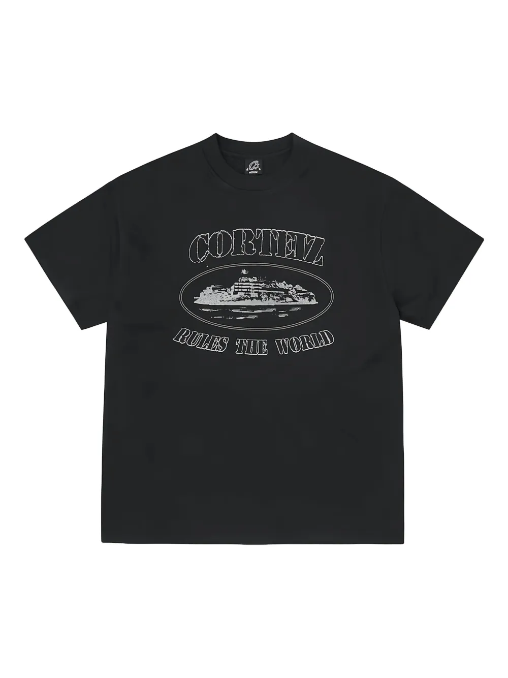 Corteiz Alcatraz Reflective Short-sleeve T-shirt In Black