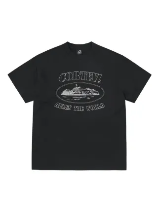 CORTEIZ Camiseta Alcatraz Refletive De Mangas Curtas | Preto