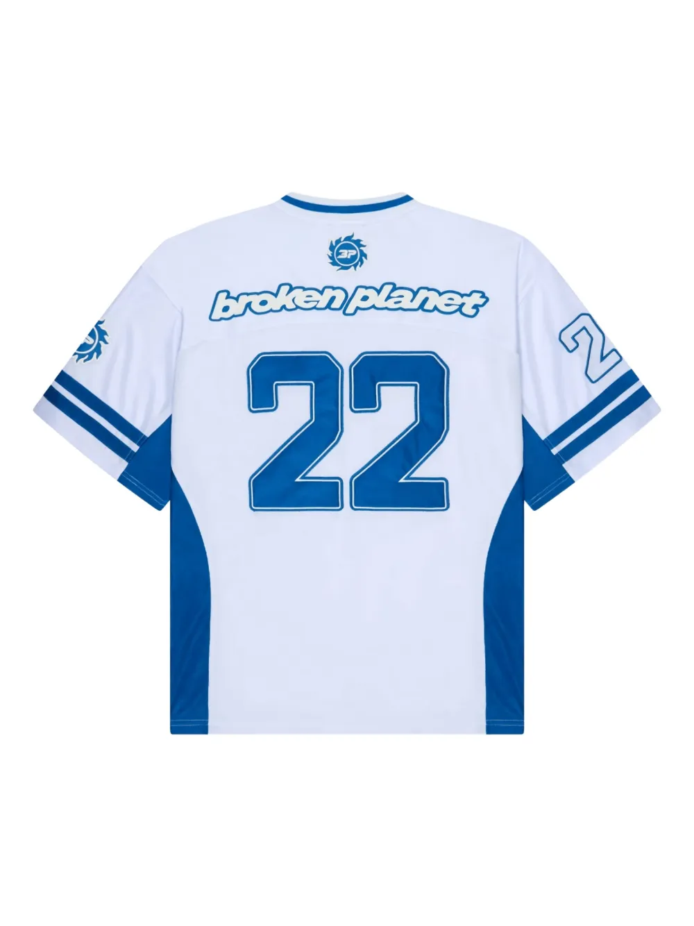 Broken Planet Short-sleeve V-neck T-shirt In White