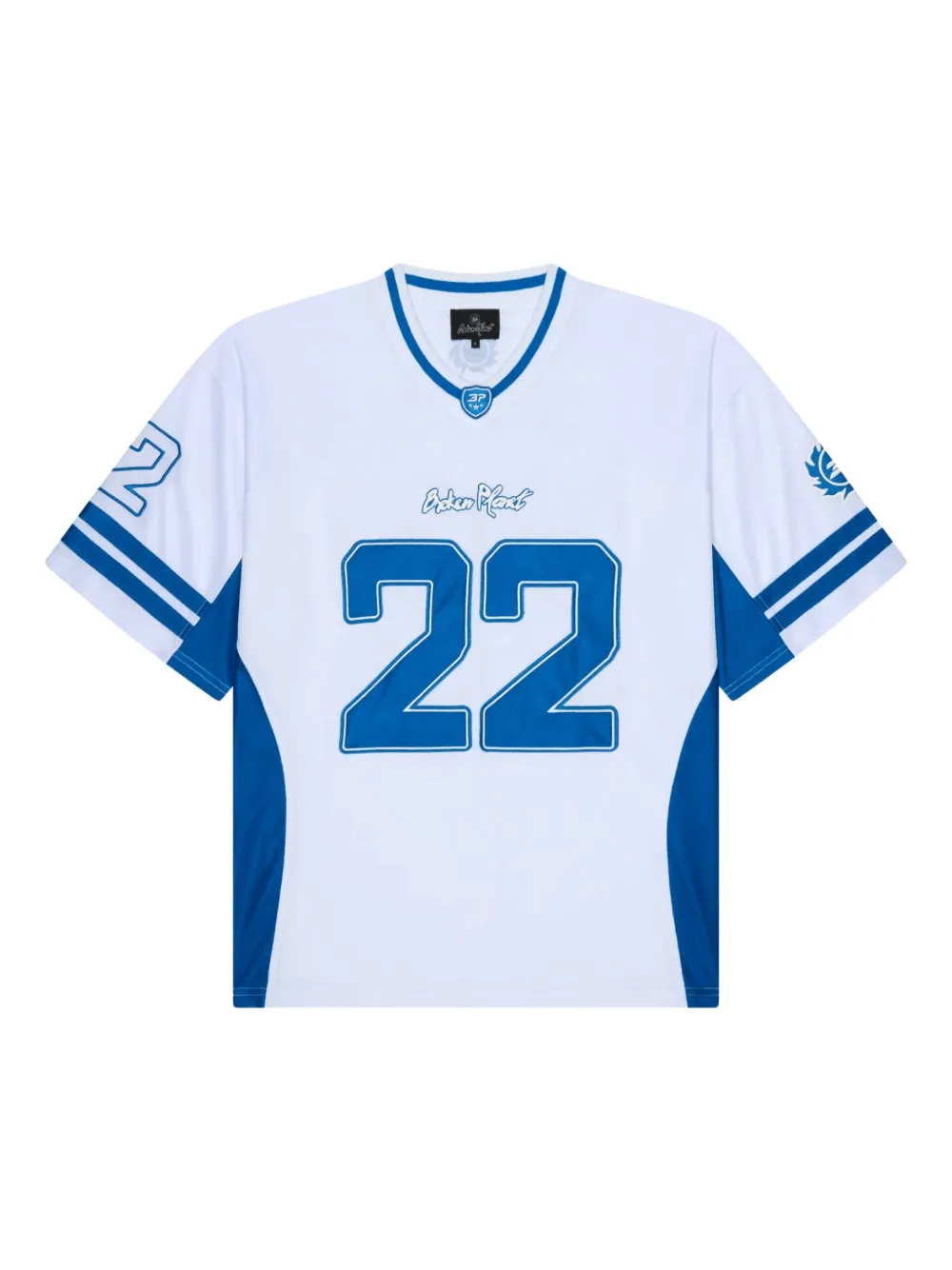 Broken Planet Short-sleeve V-neck T-shirt In White