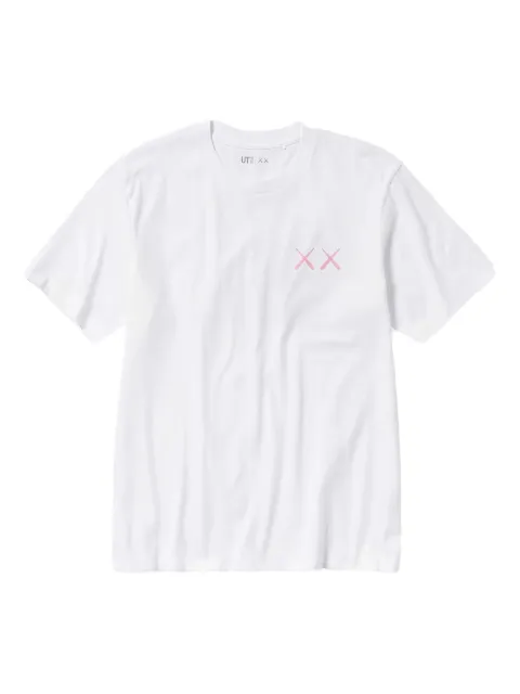 KAWS playera con cuello redondo y estampado gráfico