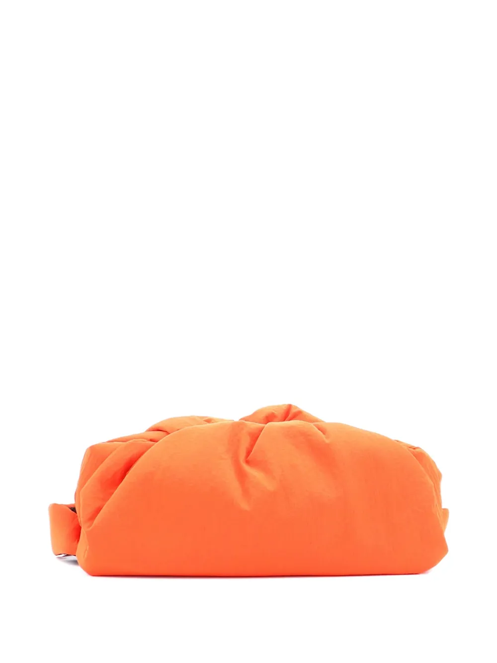 Pre-owned Bottega Veneta The Body Pouch Nylon Small Crossbody Bag In Orange