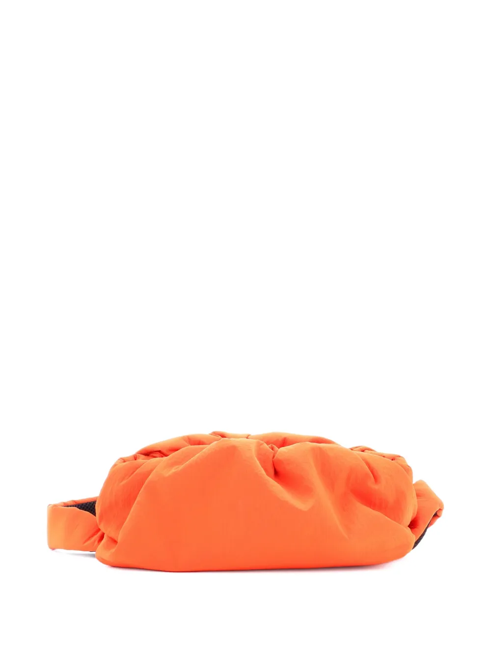 Pre-owned Bottega Veneta The Body Pouch Nylon Small Crossbody Bag In Orange