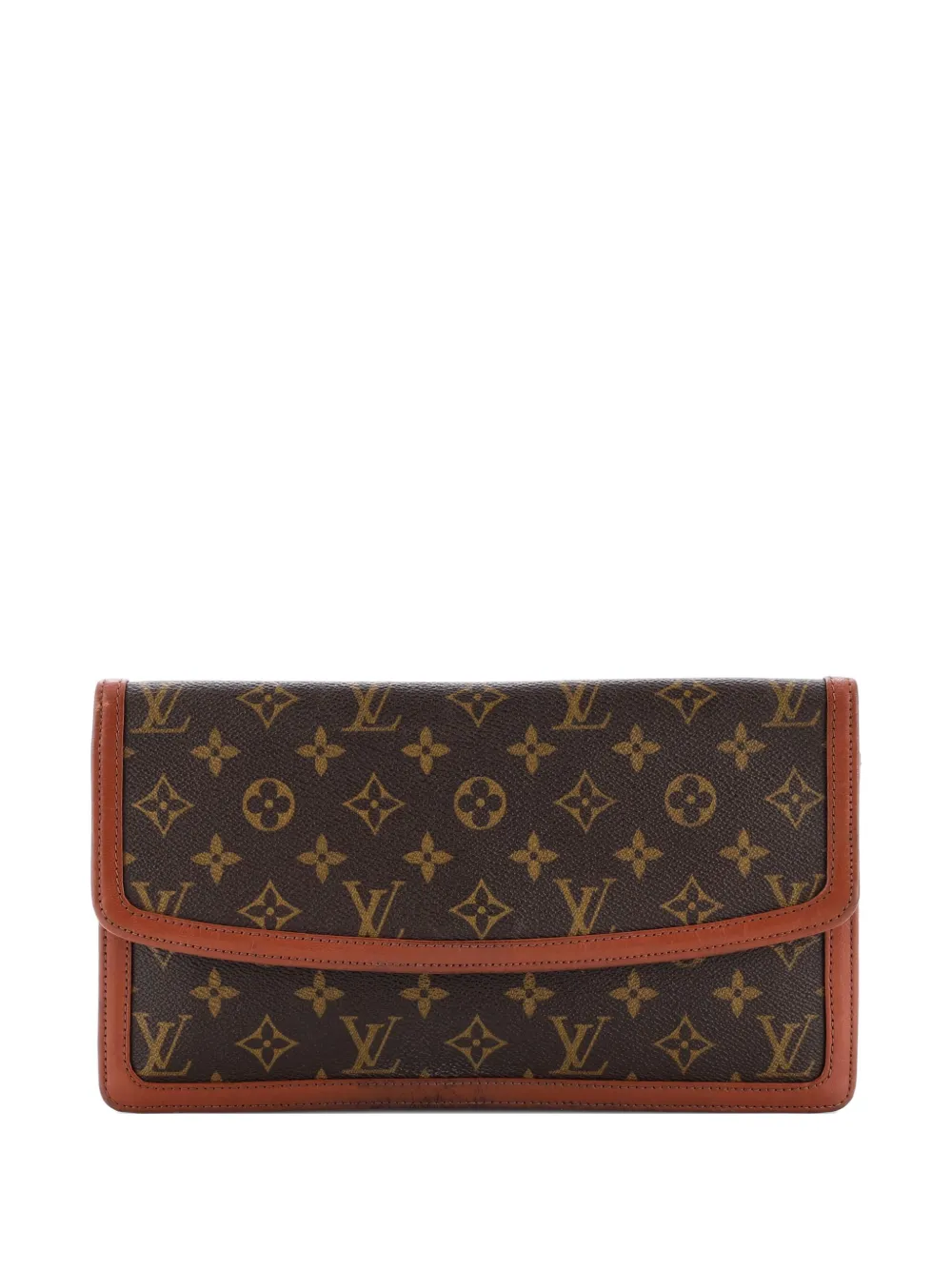 Louis Vuitton Pre-Owned Dame Pochette Monogram Canvas GM clutch bag | Brown | Image 1