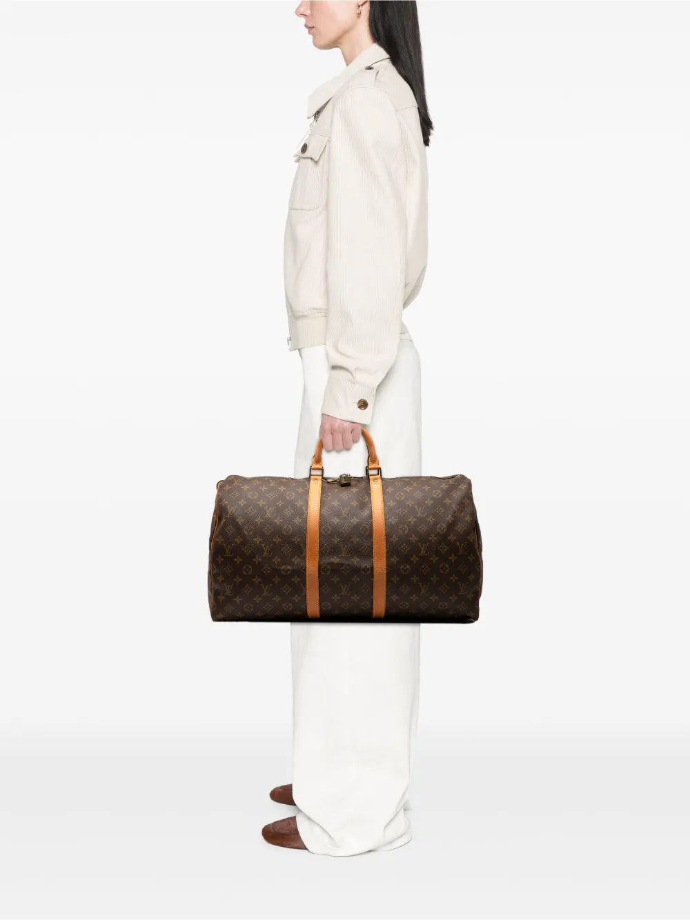 Louis Vuitton Pre-Owned 1997 Monogram Keepall 55 travel bag | Pre-owned | Image 2