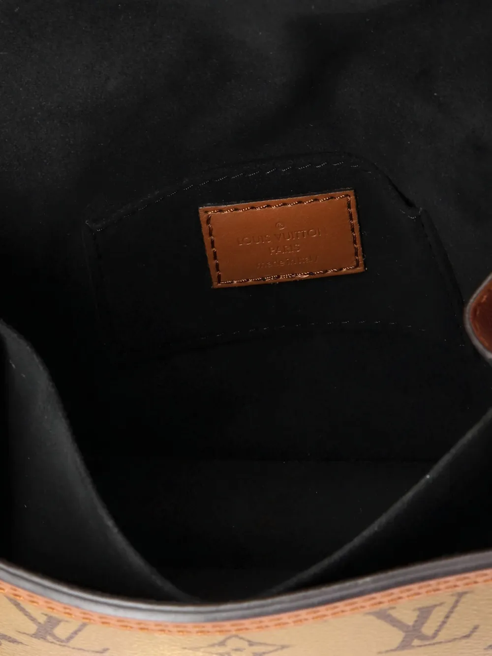 Pre-owned Louis Vuitton Dauphine Shoulder Bag Reverse Monogram Canvas Mini Crossbody Bag In Brown