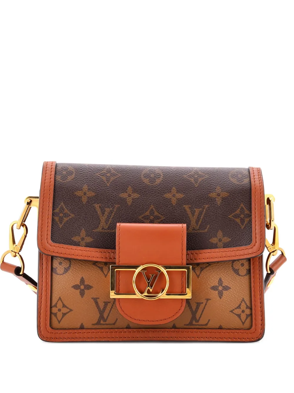 Louis Vuitton Pre-Owned Dauphine Shoulder Bag Reverse Monogram Canvas Louis Vuitton Pre-Owned Dauphine Shoulder Bag Reverse Monogram Canvas