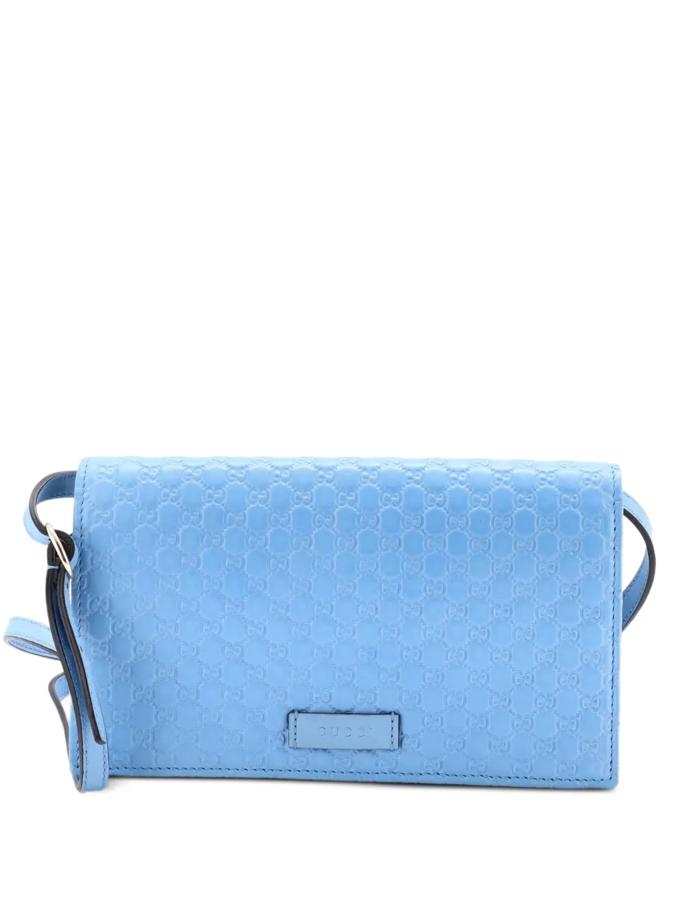 Gucci Pre-Owned Wallet on Strap Microguccissima Leather crossbody bag