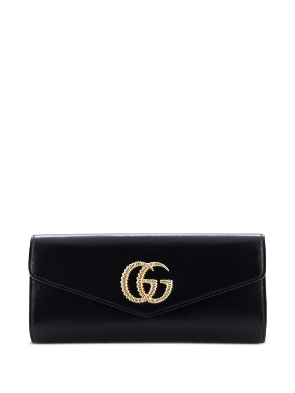 Gucci Pre-Owned GG Broadway Envelope Leather clutch bag - ブラック