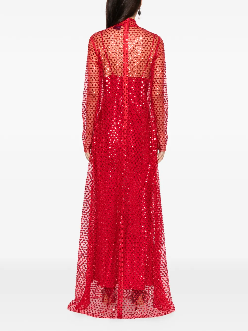 Macgraw Diversion Maxi Dress In Red