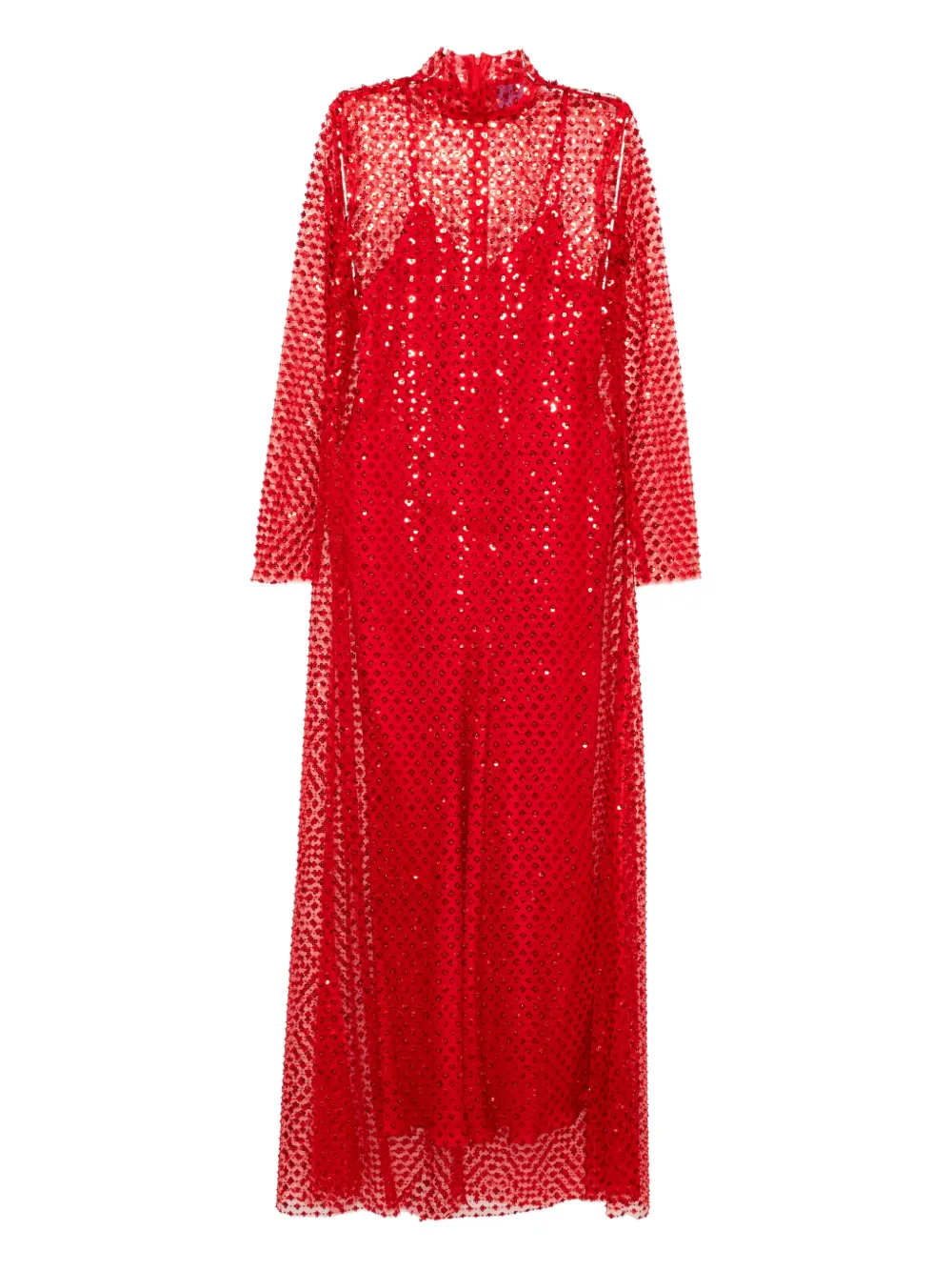 Macgraw Diversion Maxi Dress In Red