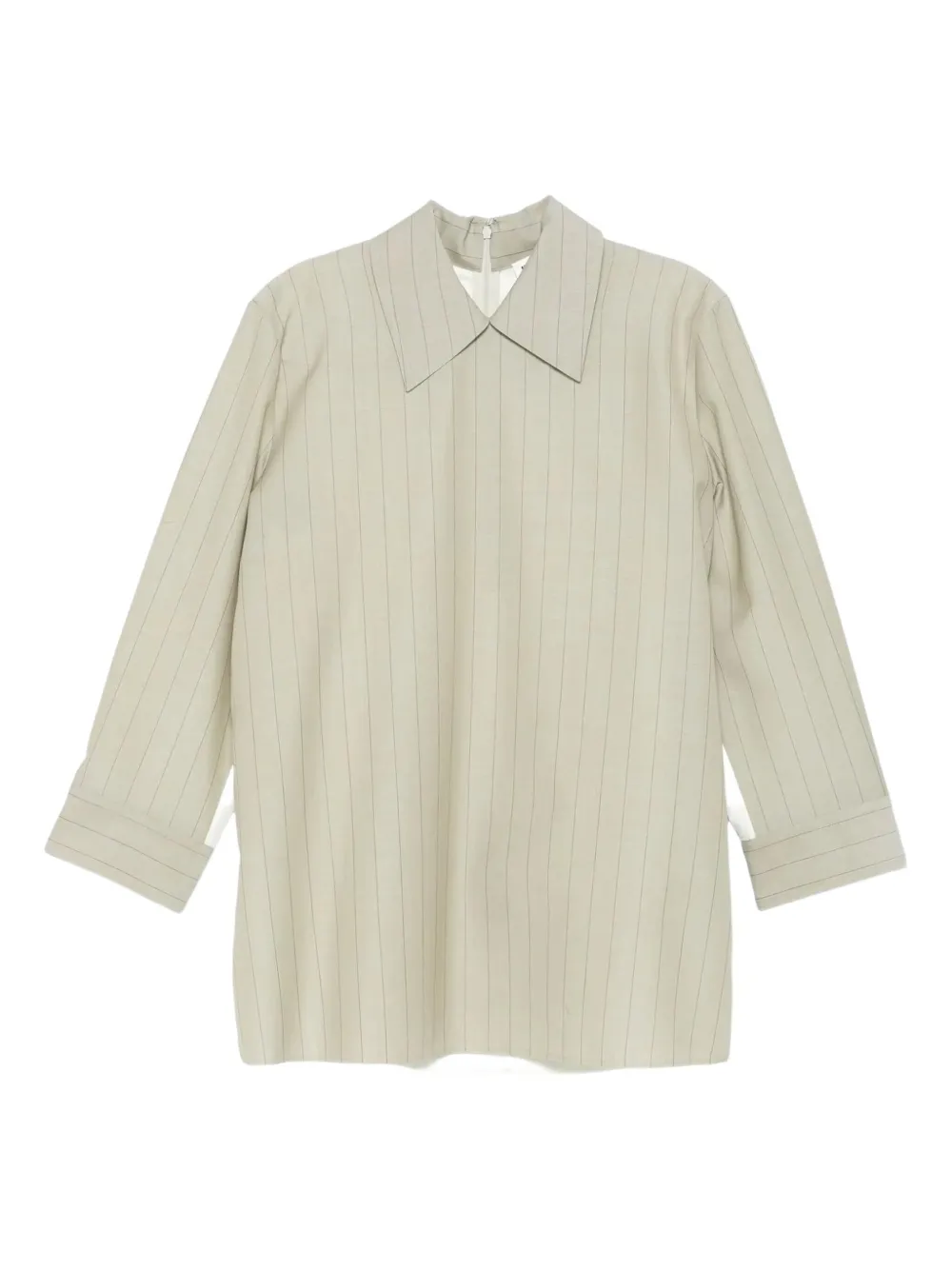 Jil Sander Pinstripe-pattern Blouse In Neutral