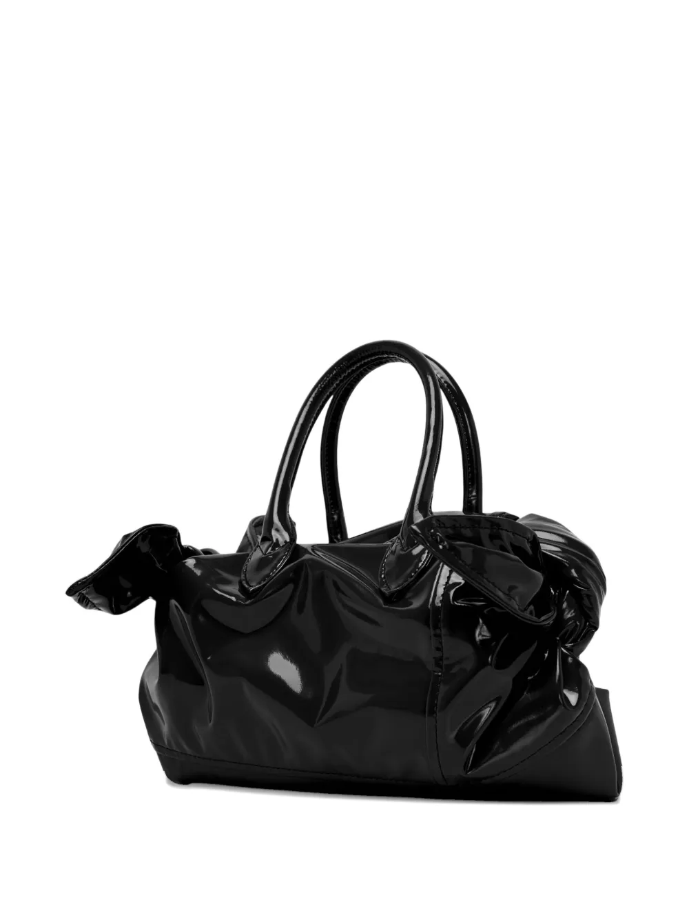 Comme Des Garçons Girl bow-detail shoulder bag - Zwart