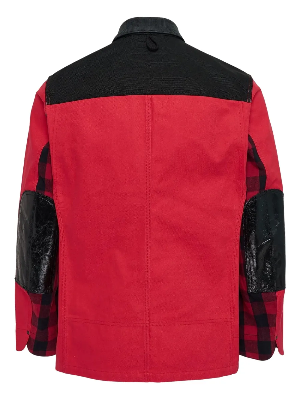 Junya Watanabe Serge Duck Jacket In Red
