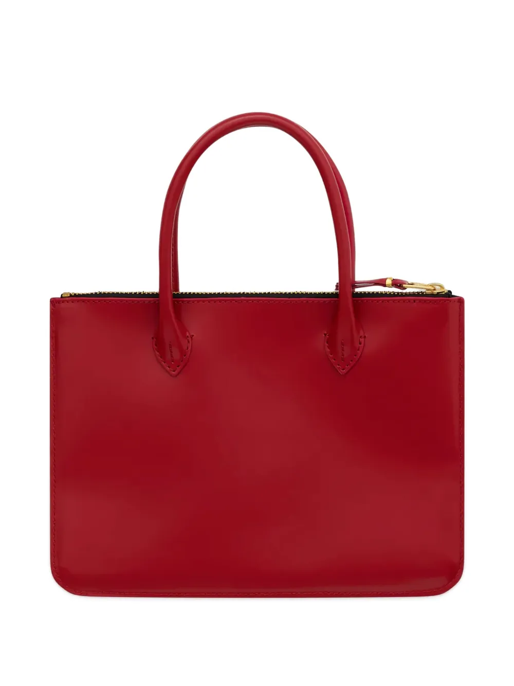 Comme Des Garçons Leather Wallet In Red