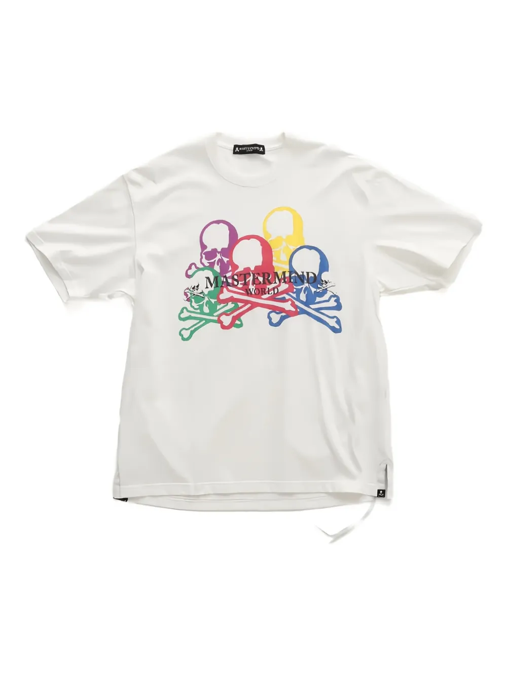 Mastermind Japan T-shirt Multi Skull - Bianco