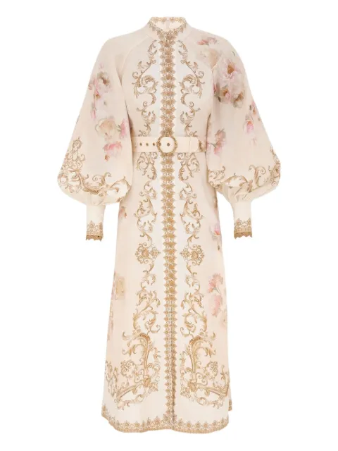 ZIMMERMANN buttoned hypnotic midi dress