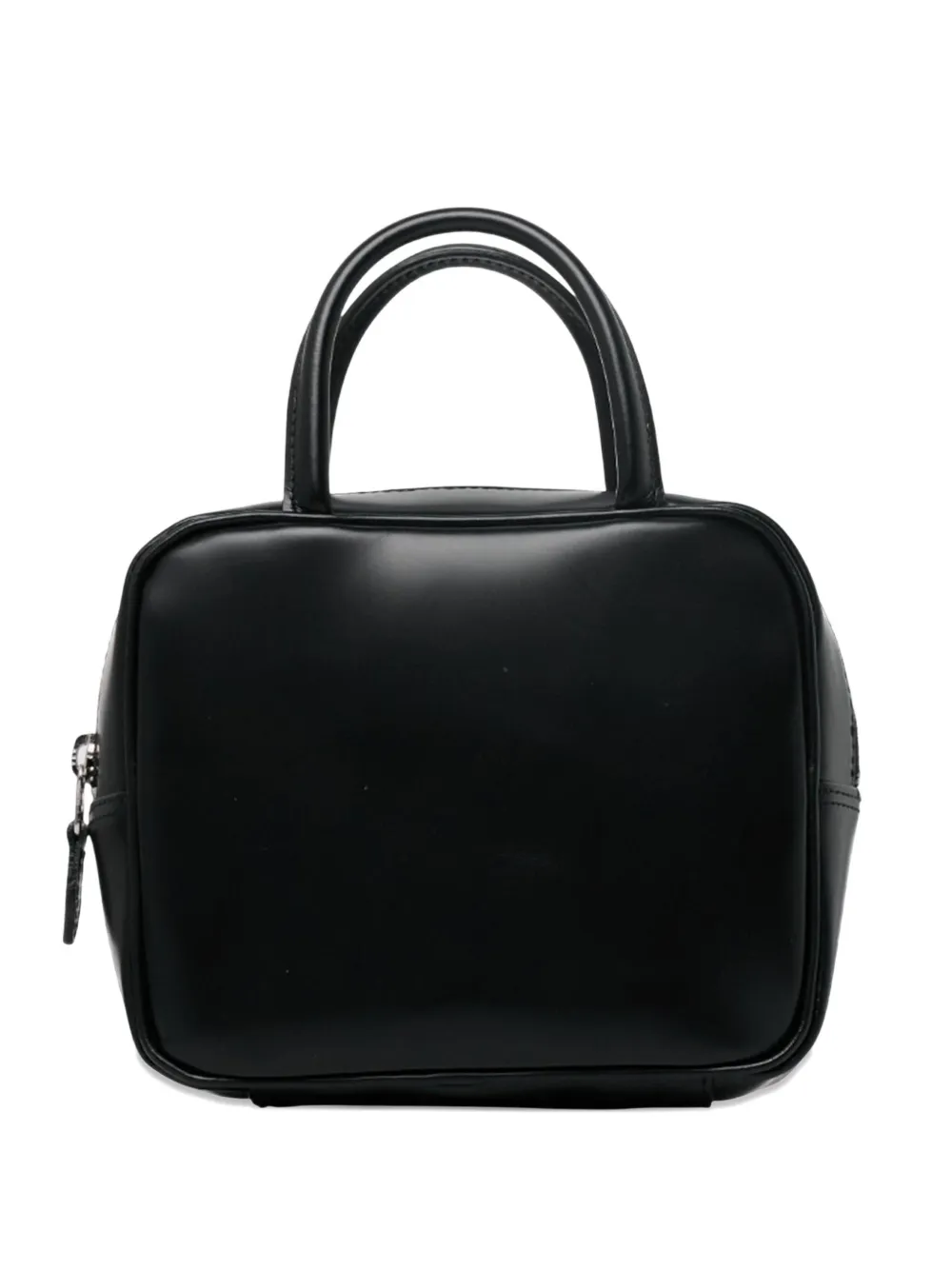 Comme Des Garçons Top Handle Cross Body Bag In Black