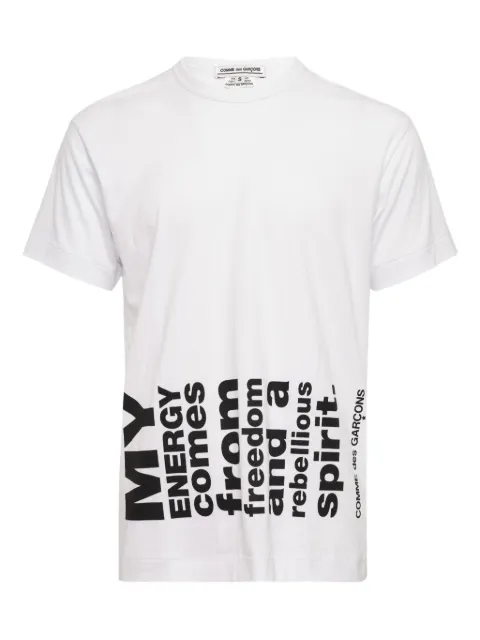 Comme Des Garçons print pattern T-shirt