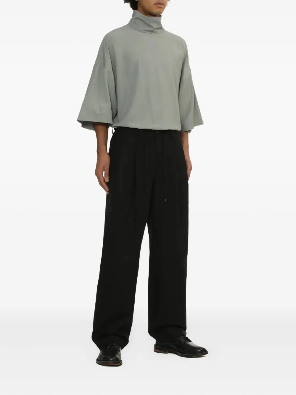 Fear Of God Turtleneck T-shirt In Gray