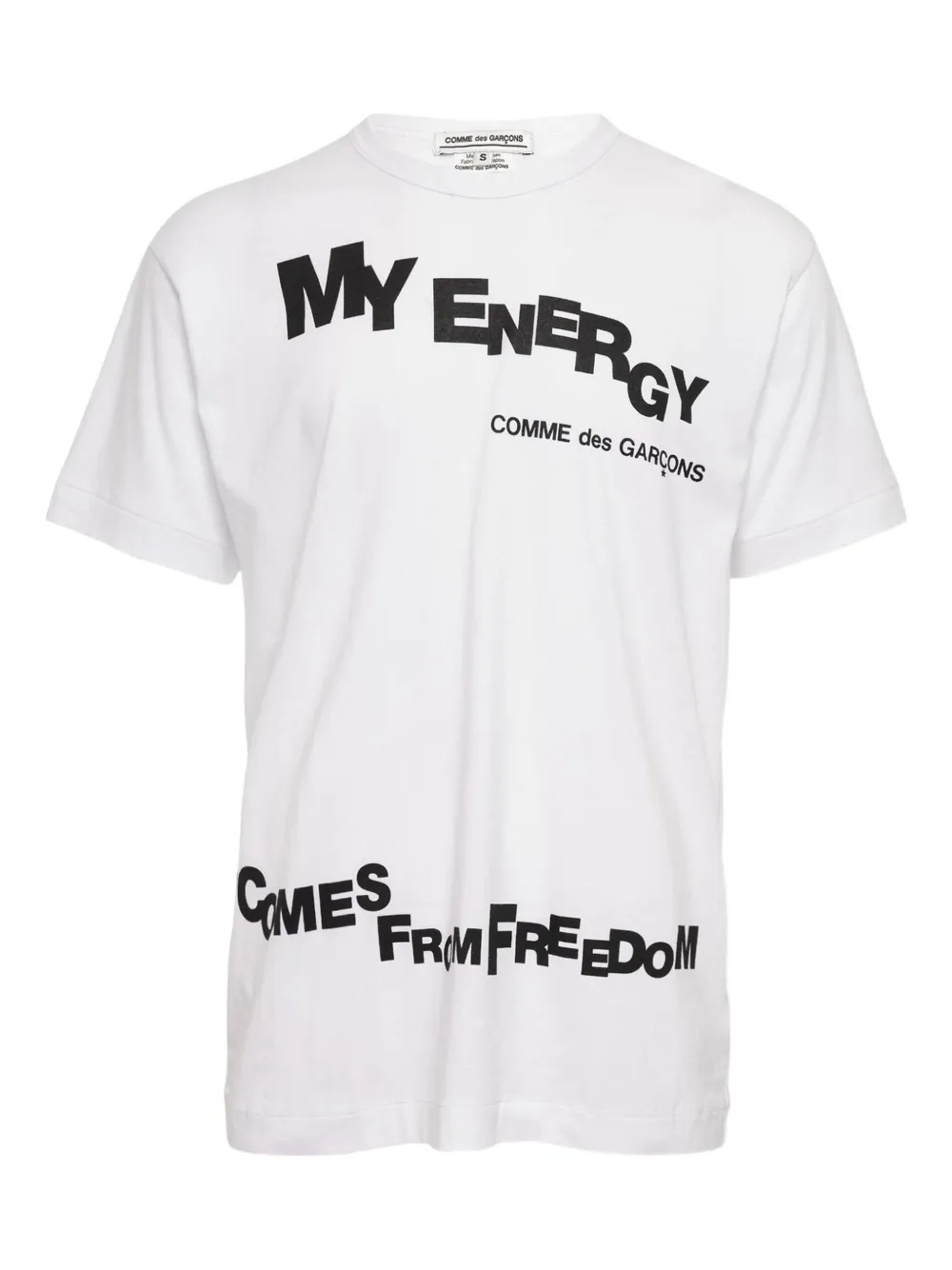Comme Des Garçons graphic-print T-shirt | White | Image 1