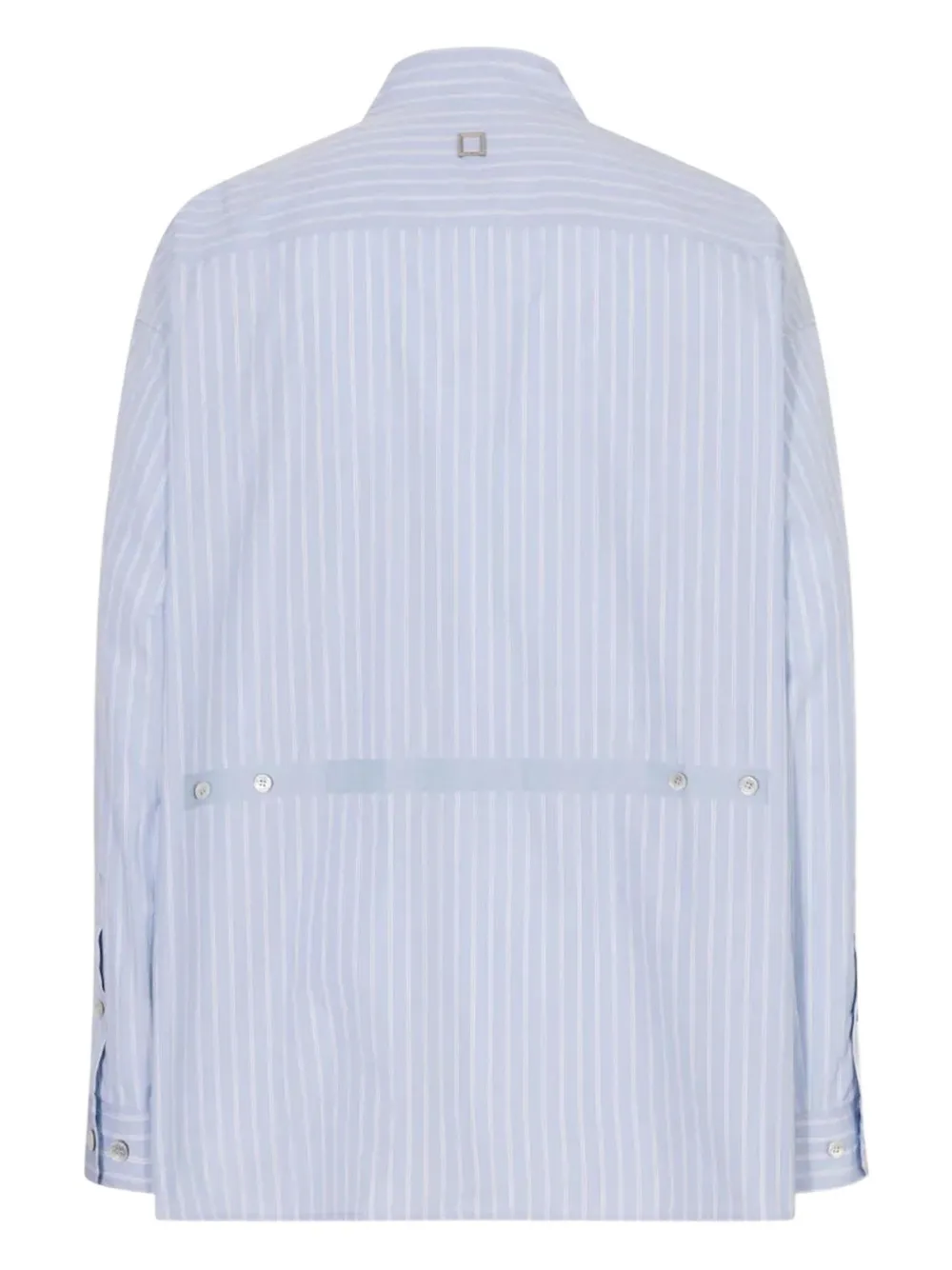 Wooyoungmi striped-pattern shirt - Blauw