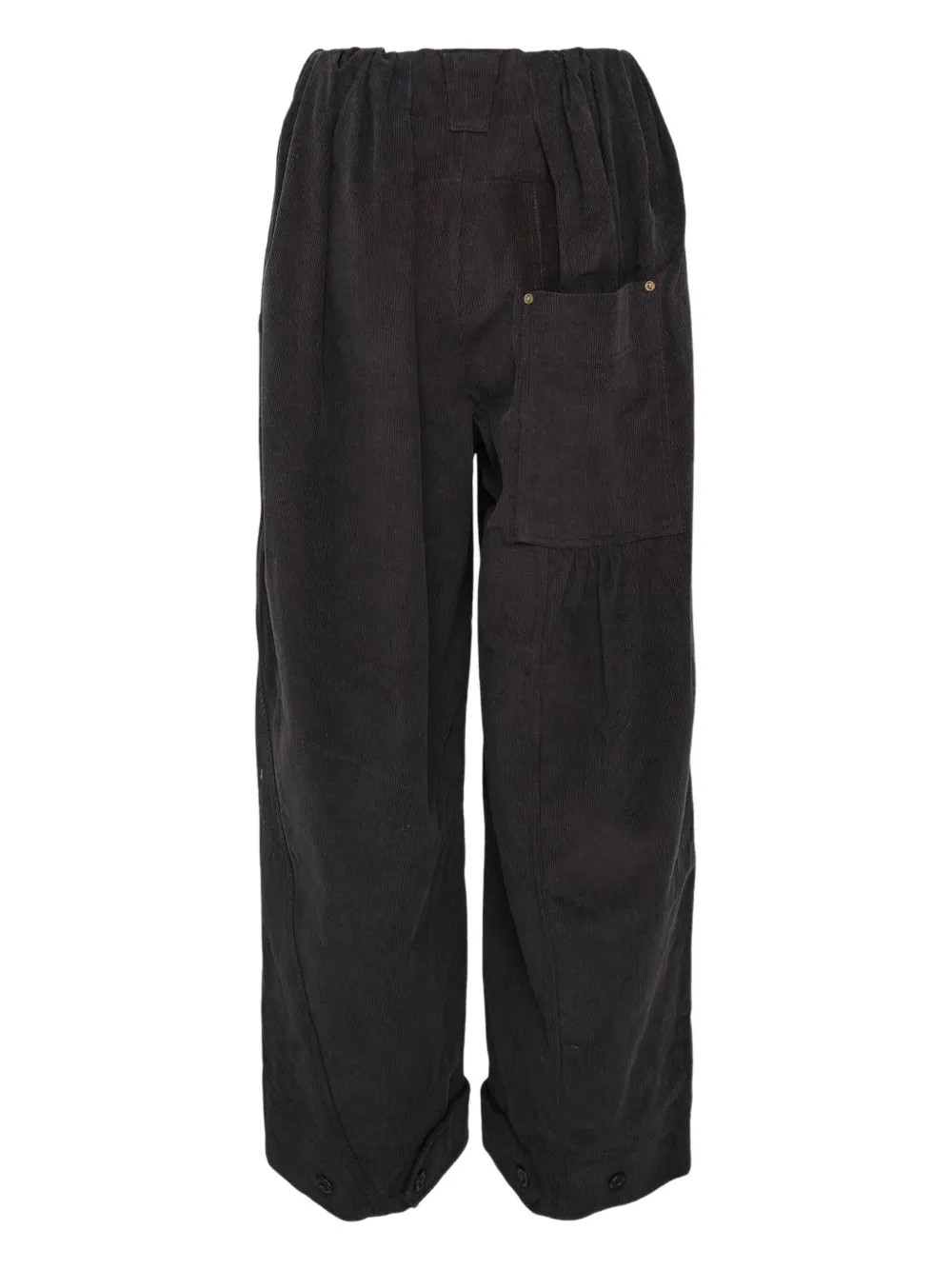 Open YY corduroy trousers - Zwart