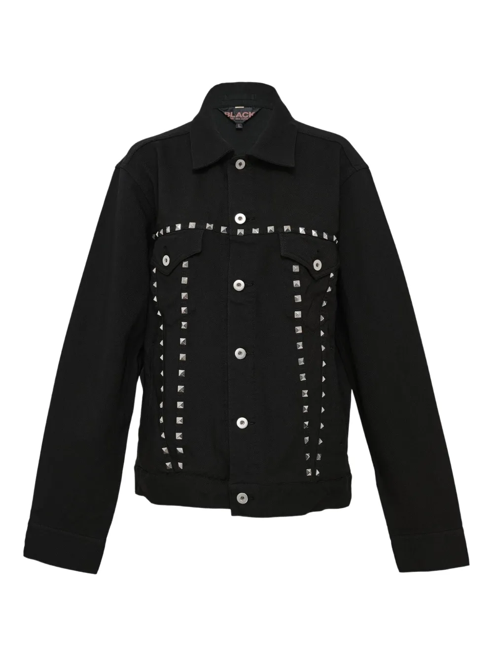 Black Comme Des Garçons rockstud-embellished jacket | Black | Image 1