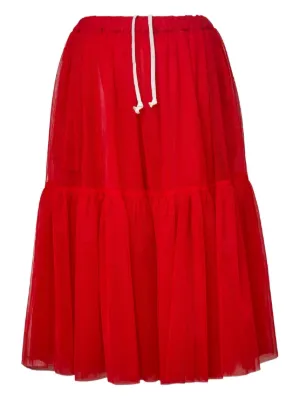 Comme Des Garçons プリーツ スカート | レッド | FARFETCH JP