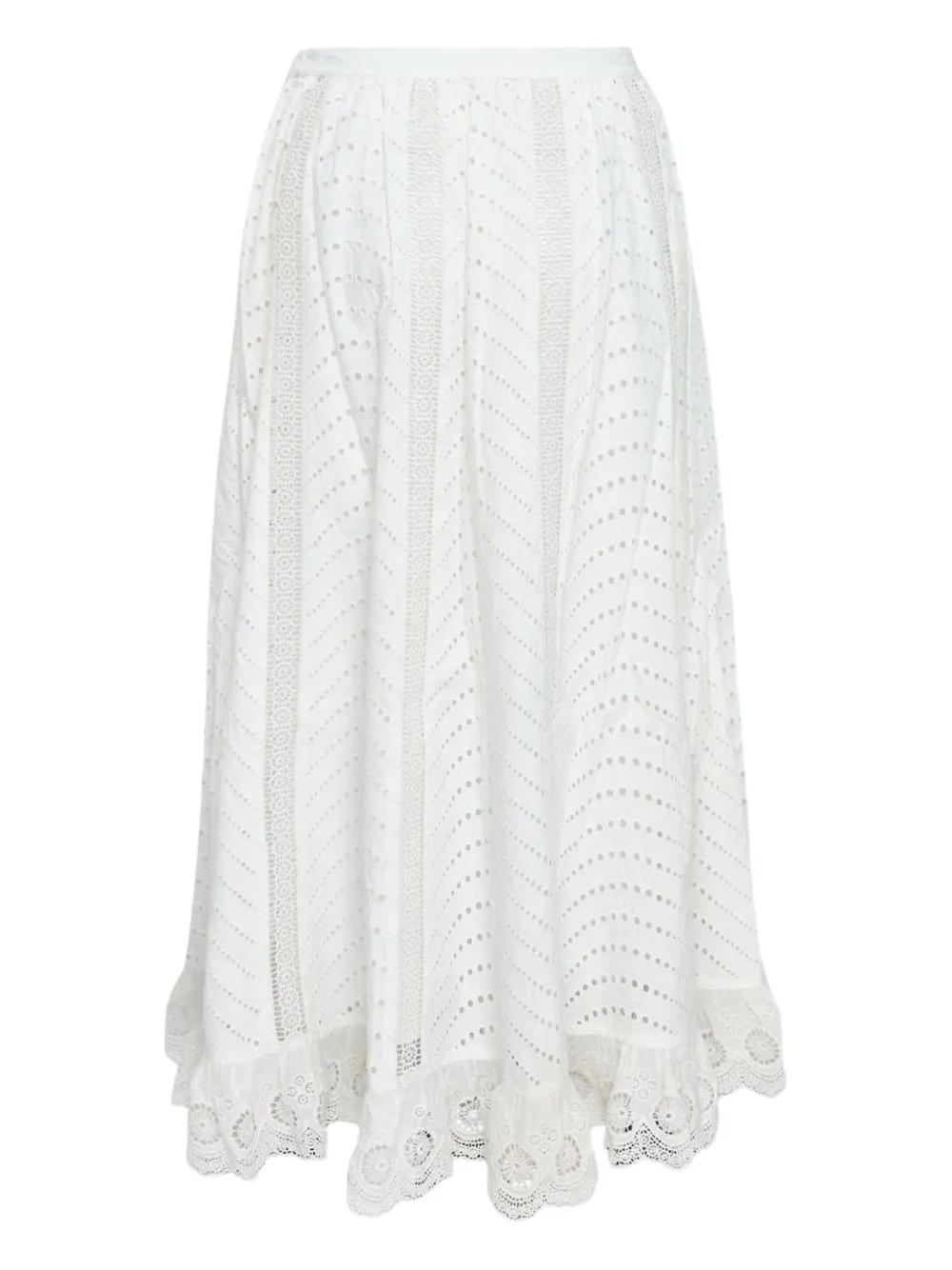 Ulla Johnson lace-trim midi skirt | High-Waisted Skirts | Image 2