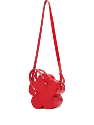 comme des garcons girl ハンドバッグ レッド 赤 コム デ ギャルソン・ガール“ドット柄ハート”のバッグ、レッドor