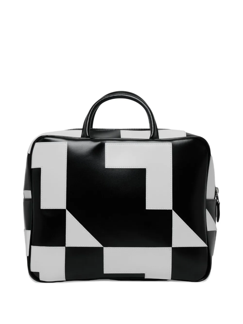 Comme Des Garçons geometric-pattern tote bag - Zwart