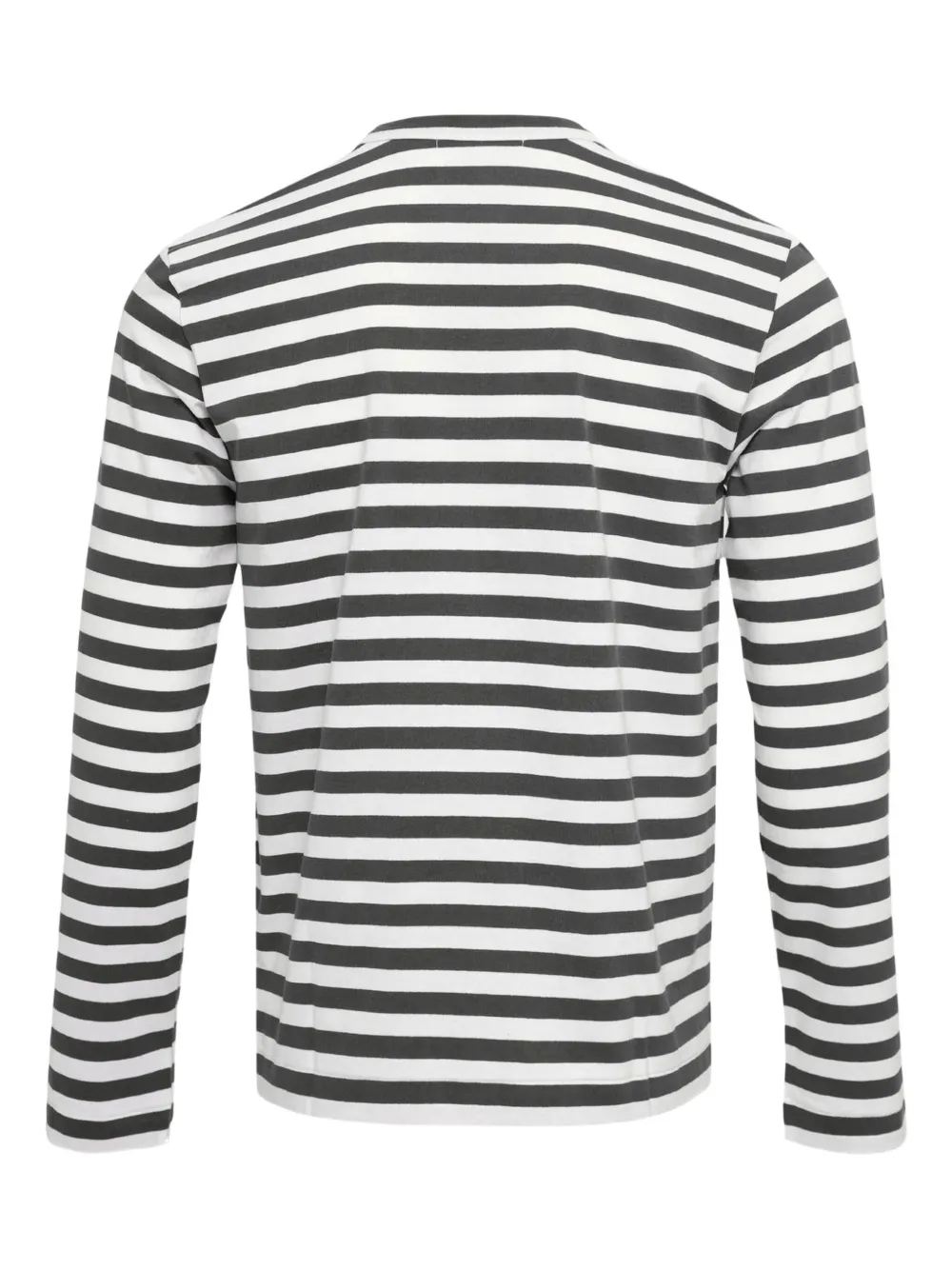 Comme Des Garçons Long-sleeve Stripe T-shirt In Black