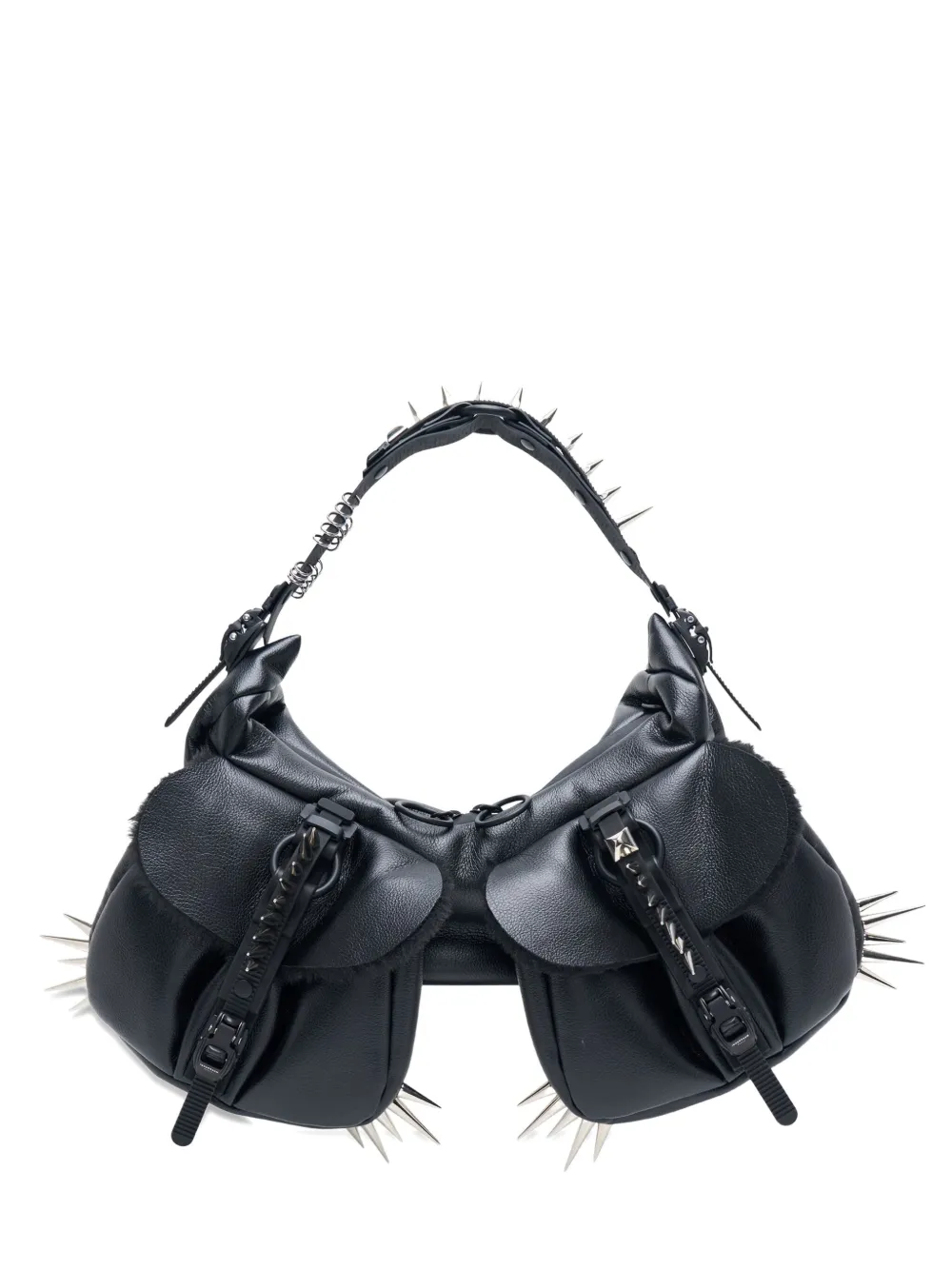 Junya Watanabe X Innerraum Studded Shoulder Bag In Black