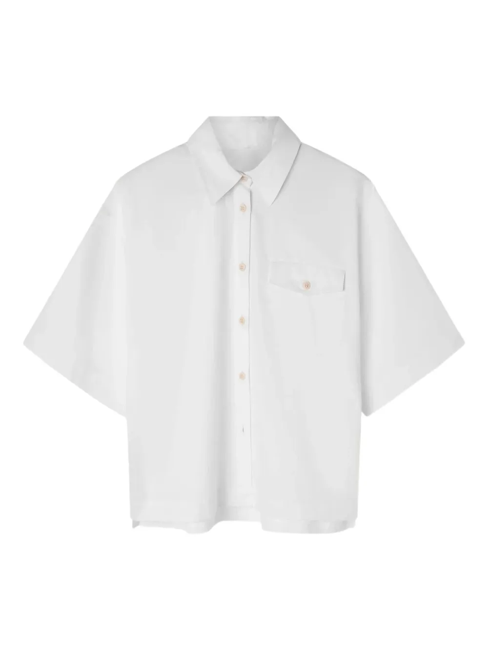 Lee Mathews Spencer Pocket Shirt In White