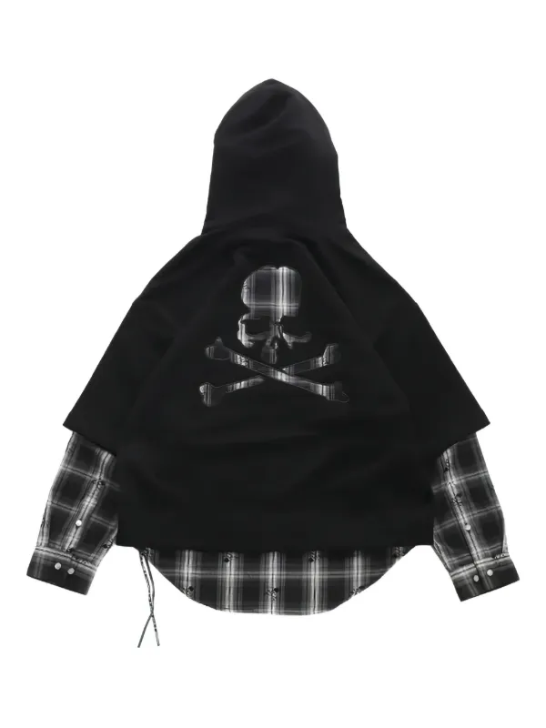 Mastermind Japan レイヤード スカル パーカー | ブラック | FARFETCH JP