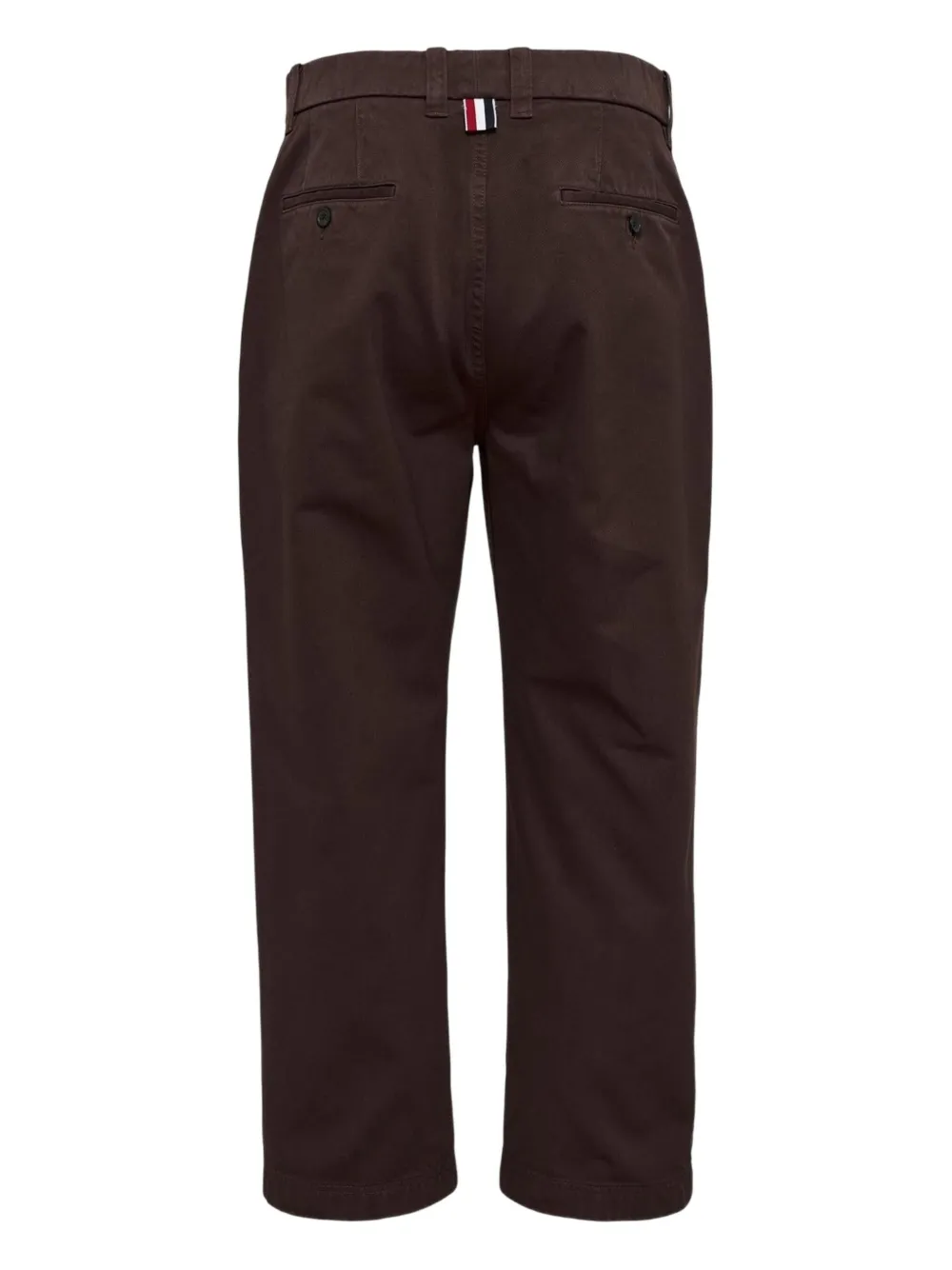 Thom Browne loop-tab trousers - Bruin