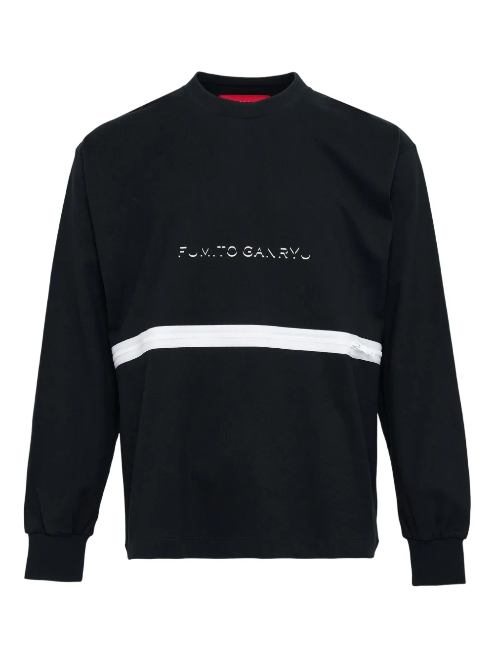 Fumito Ganryu Mantle Long-sleeve T-shirt In Black
