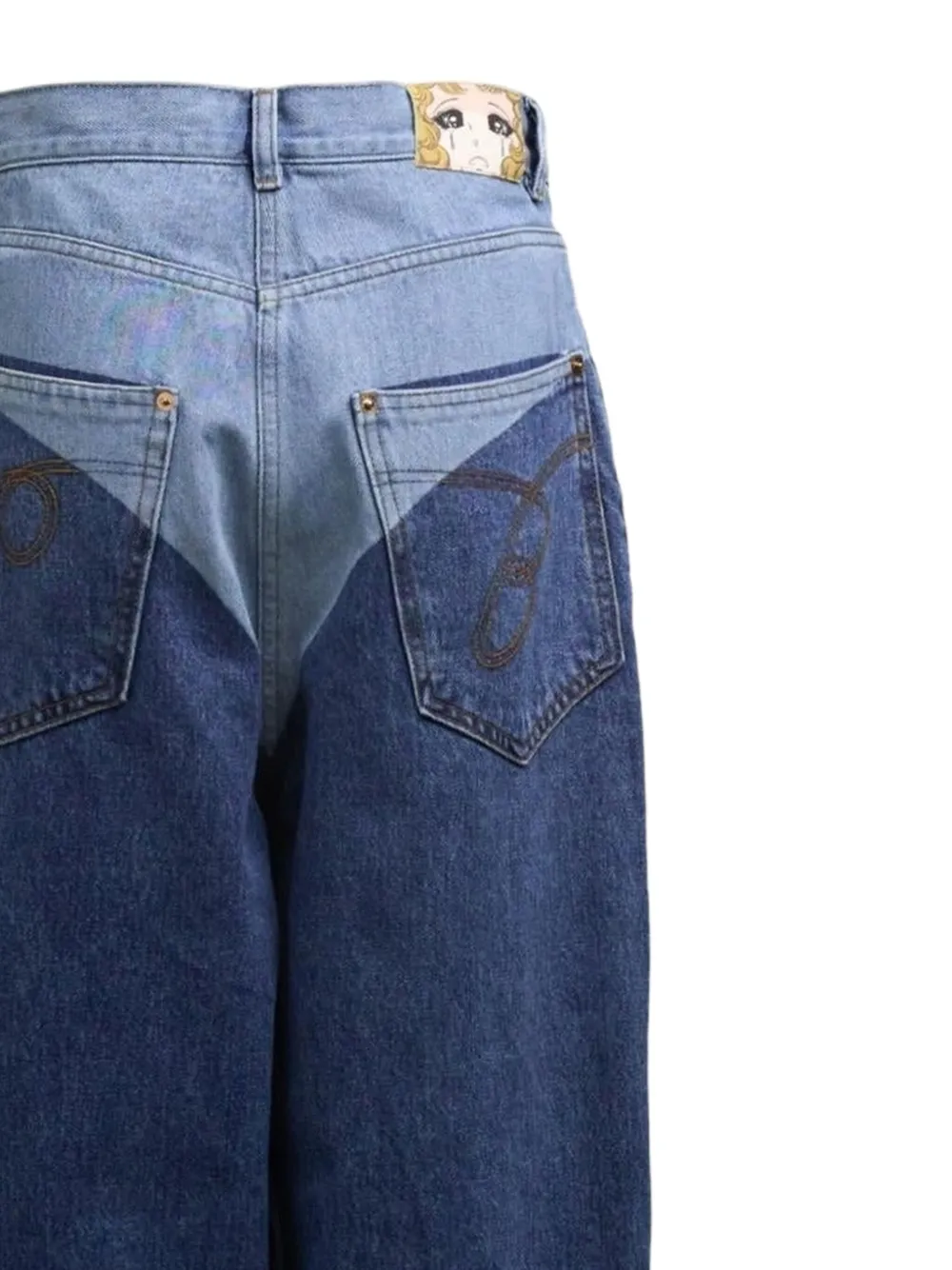 pushBUTTON belt-loops jeans | Wide-Leg Jeans | Image 2