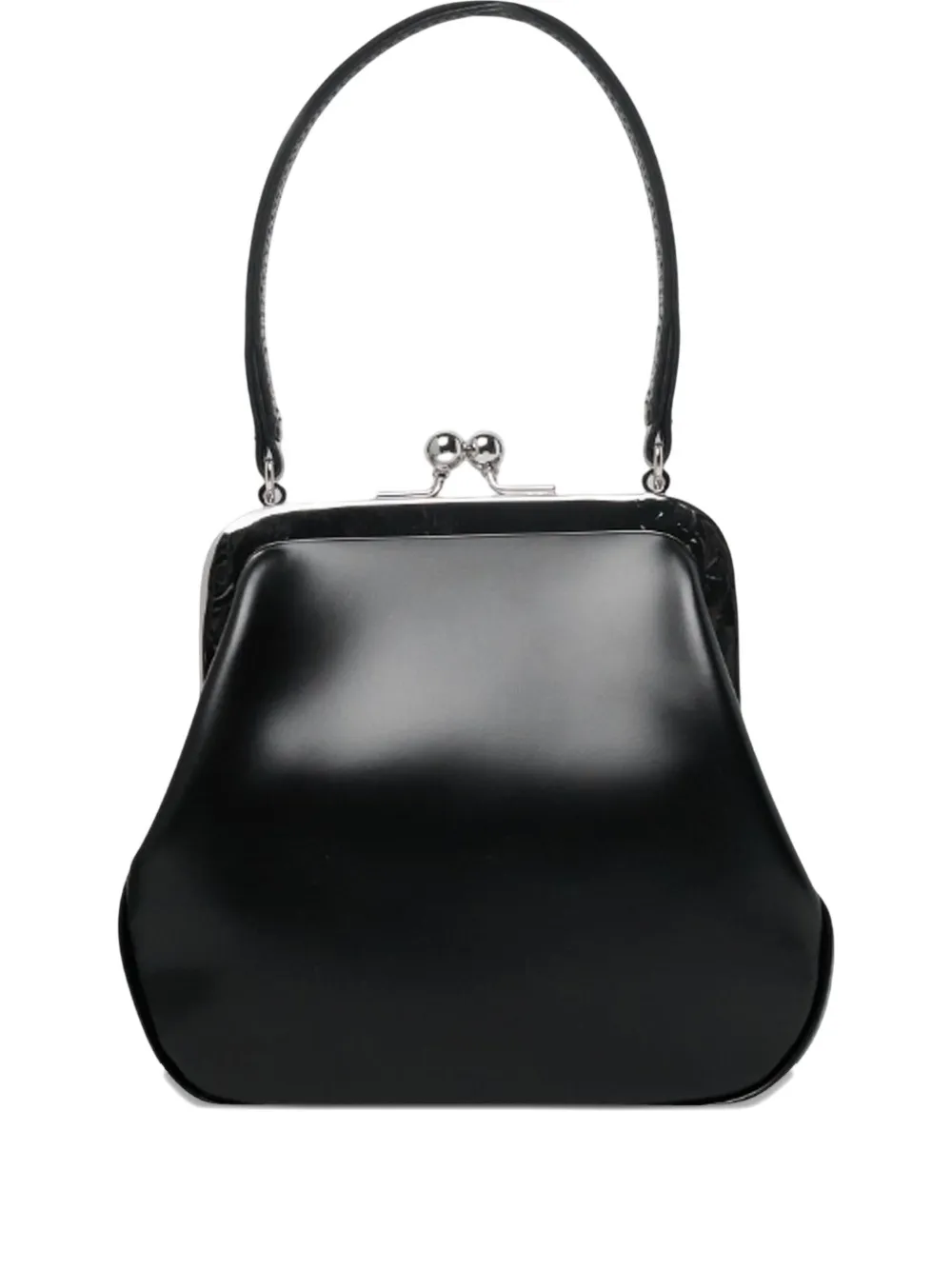 Comme Des Garçons Kiss-clasp Shoulder Bag In Black