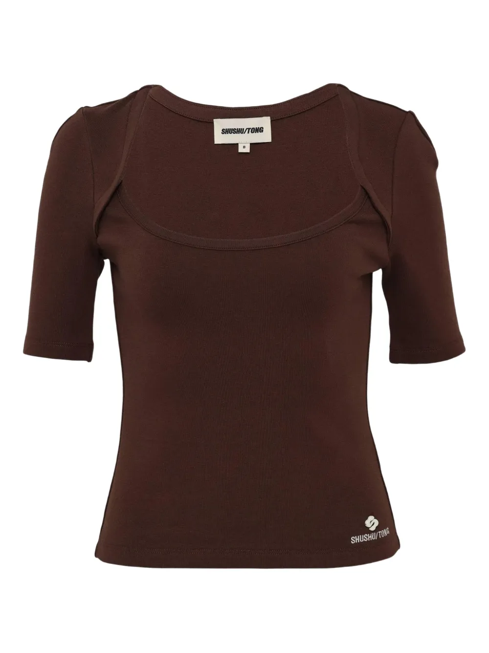 Shushu-tong Raglan-sleeve T-shirt In Brown