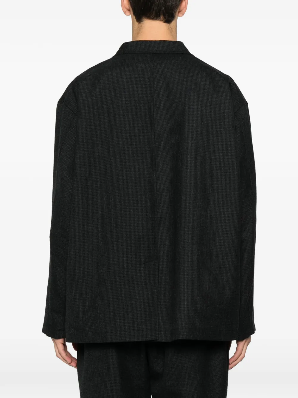 Comme des Garçons Homme Blazer met pied-de-poule print Zwart