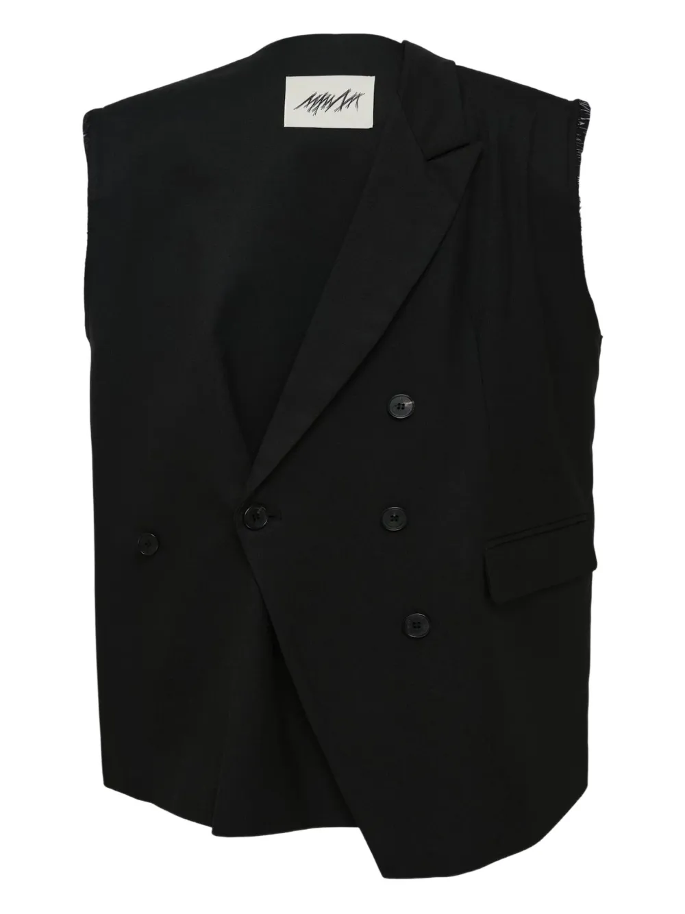 MMAM double-breasted waistcoat | negro | Image 1